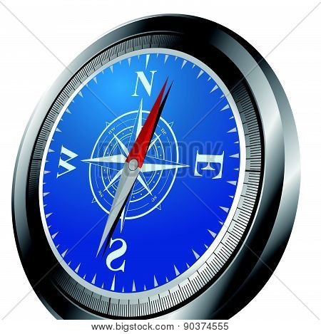 Metallic compass