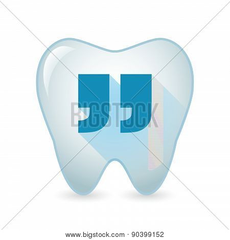Tooth Icon With Quotes