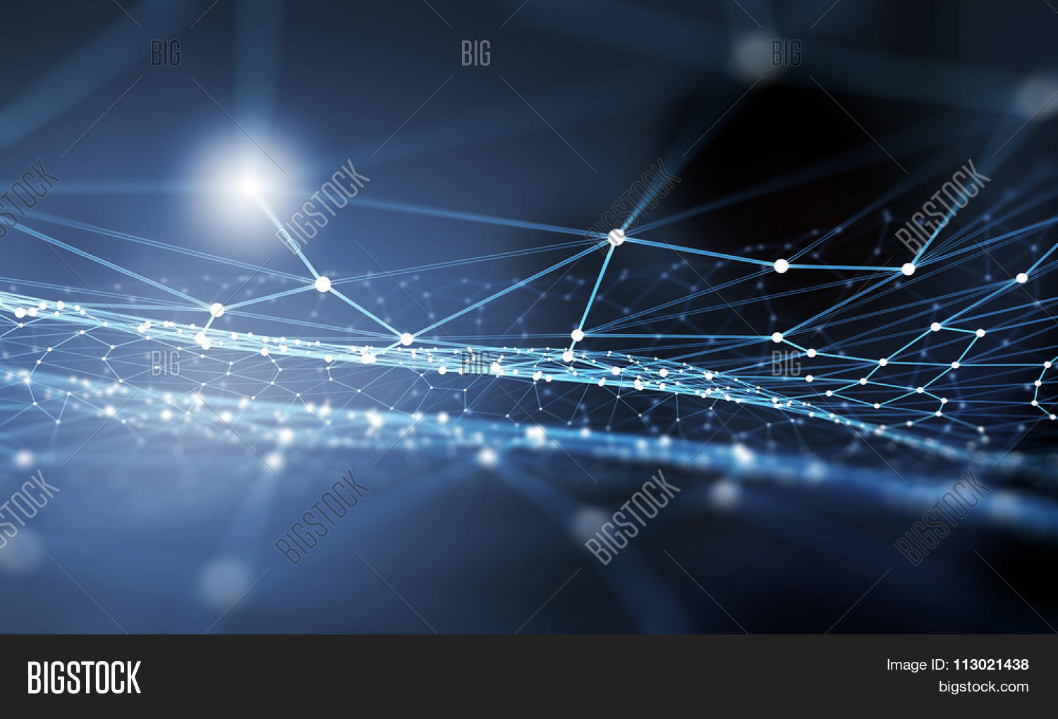 Blue Virtual Image & Photo (Free Trial) Bigstock