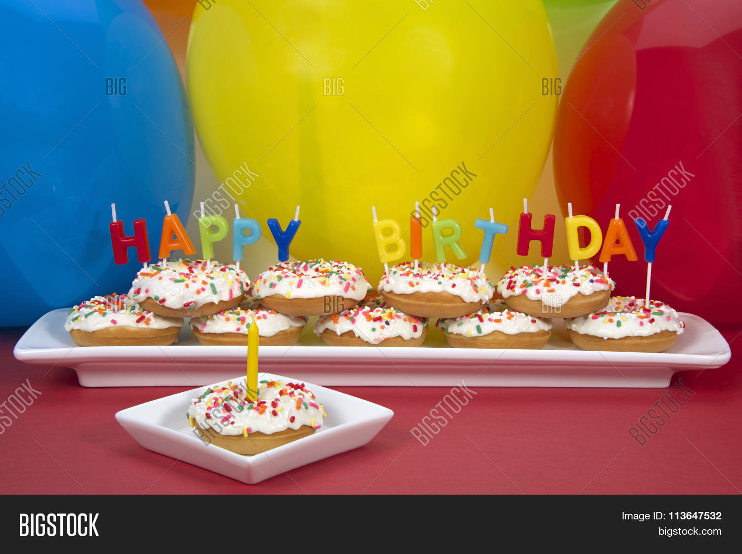 Miniature Donut Cake Image Photo Free Trial Bigstock