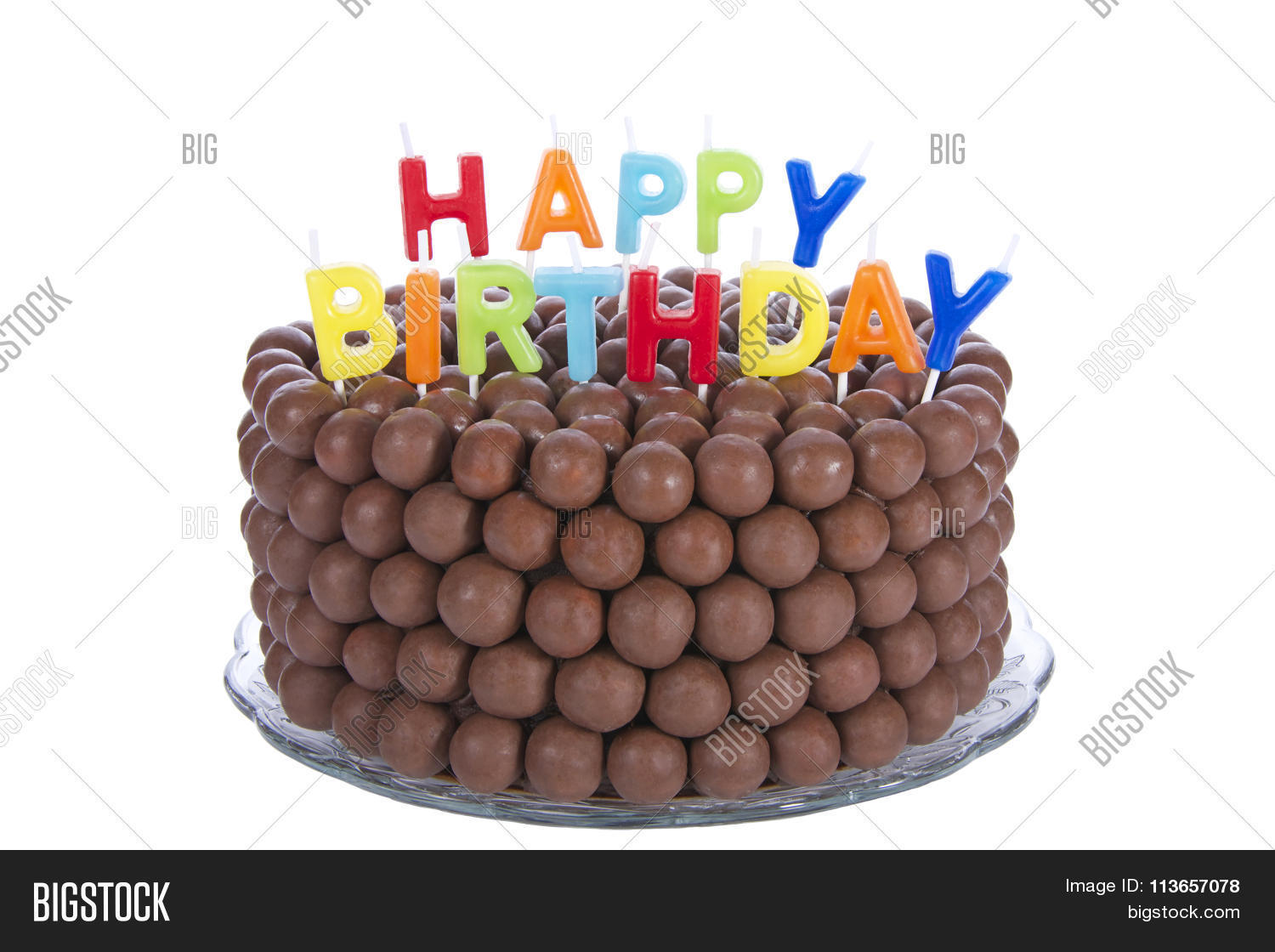 happy birthday chocolate cake