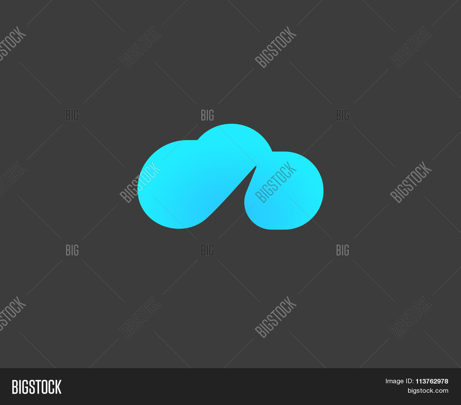 Abstract Cloud Start Vector Photo Free Trial Bigstock
