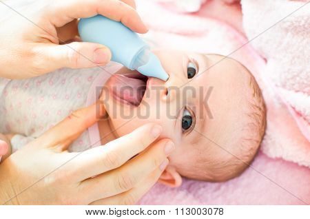 Cleaning Baby Nose