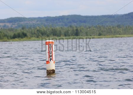 Buoy in water