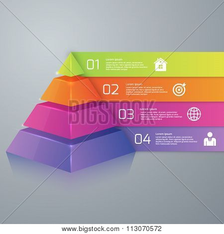 Vector illustration infographics four options
