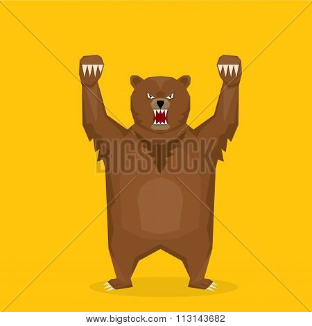 vector cartoon bear