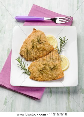 breaded fish fillet
