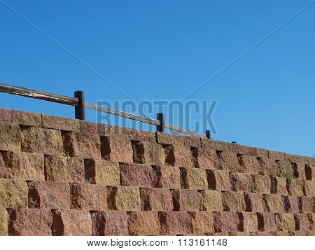 Hand Laid Stone Wall