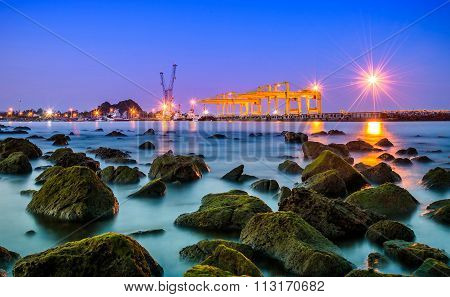 Prachuap Port, Prachuap Khiri Khan Province In Southern Thailand