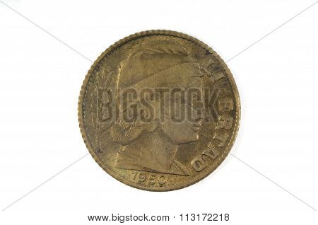10 Centavos Old Coin Of Argentina (1950)