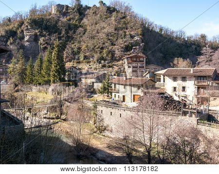 The beautiful village of Rupit, Catalonia, Spain