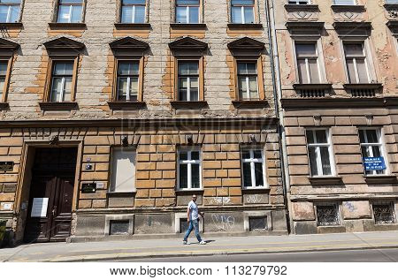 Buildings In The City Center Of Zagreb, Croatia. Architecture Of The City.