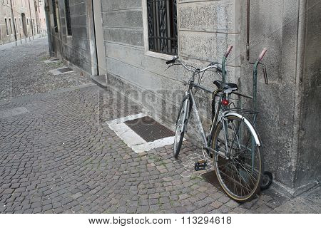 A bike on a street