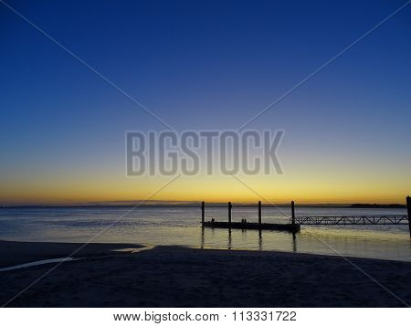 Sunset at the jetty