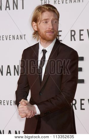 LOS ANGELES - DEC 16:  Domhnall Gleeson at the 