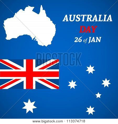 Australia Day Background.