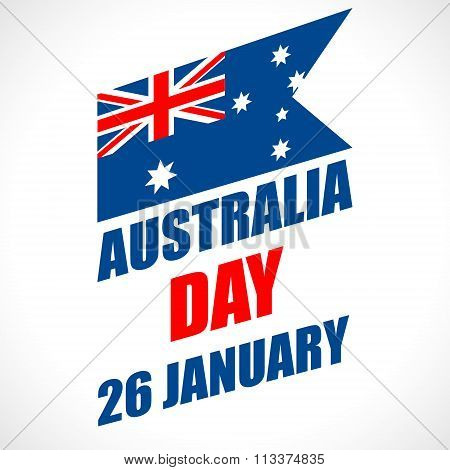 Australia Day Background.