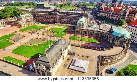 Zwinger Palace (der Dresdner Zwinger) Old Masters Picture Gallery, Which Was Almost Completely Destr