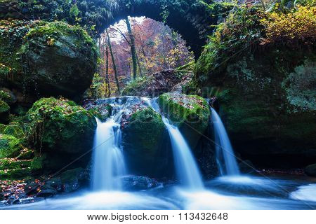 cascade Schiessentuempel in the area Luxembourg Swiss in Luxembourg