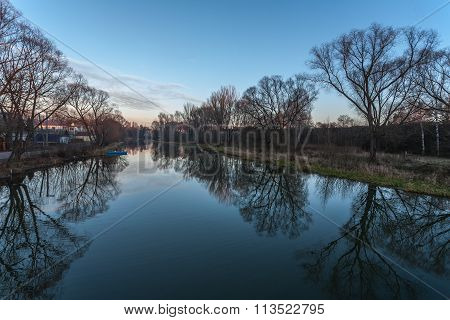 fall on the river Trubezh