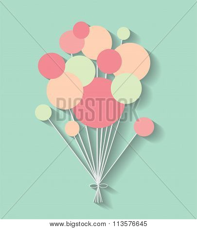 communication bubbles on the blue background. Eps 10 vector file.