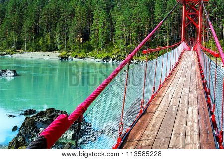 Bridge Over Turquoise River