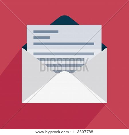 Icon email open