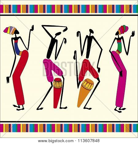 African dance ornament