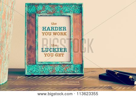 Motivational Quote Written On Vintage Photo Frame Stop Dreaming Start Doing
