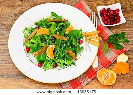 Salad Mix Batavian, Frise, Radicchio, Chicory, Cranberry