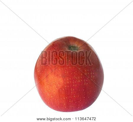 Apple several days on white background