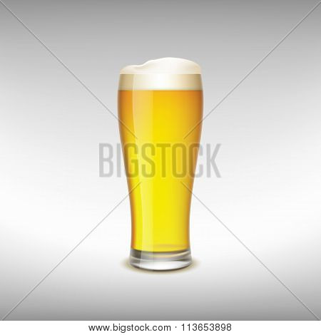 Glass Of Light Beer