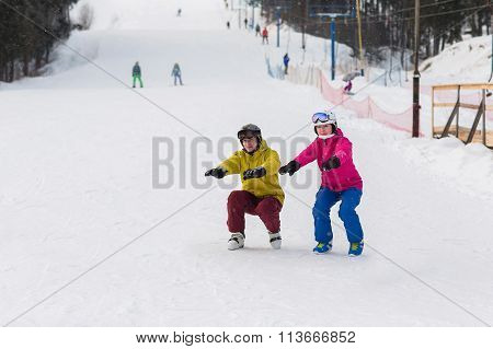 Snowboarders And Skiers Do Warm Up Before Exercise