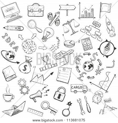 Business Concept. Stock Illustration.