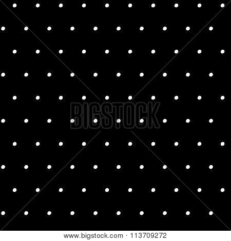 Abstract polka dot pattern with trendy dots. Cute vector black and white polka dot pattern. Trendy monochrome polka dot pattern for fabric, wallpapers, wrapping paper, cards and web backgrounds.
