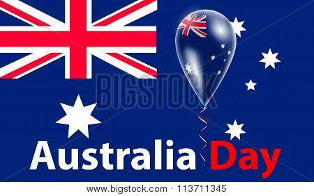 Australia Day. Flag