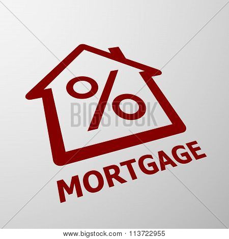 Mortgage. Stock Illustration.