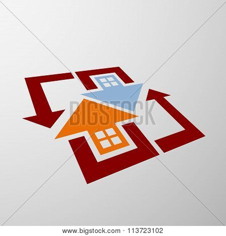 Real Estate. Stock Illustration.