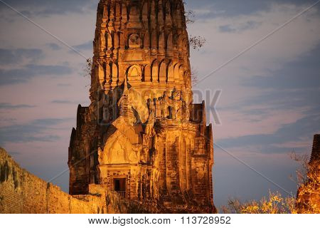 Asia Thailand Ayuthaya Wat Ratburana