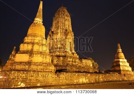 Asia Thailand Ayuthaya Wat Ratburana