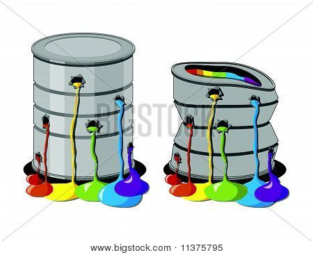 Latas de tinta