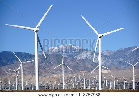 Wind turbine Park Palm Springs