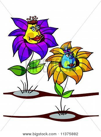 Flowers Cartoon