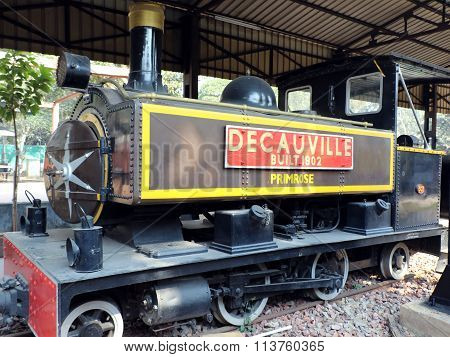 Antique rail engine, wheels, bogie