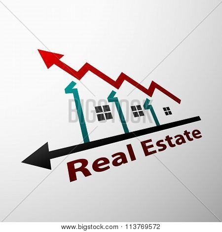 Real Estate. Stock Illustration.