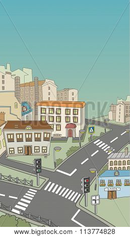 Street houses