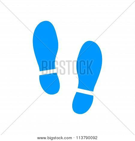 Imprint Soles Shoes Icon.shoes Print Icon.vector Illustration