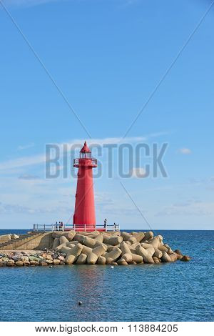 Lighthouse At Cheongsapo Port