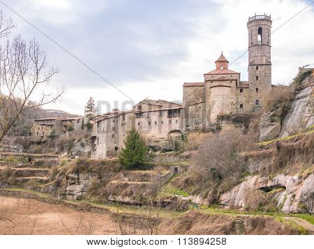 An Evening in the village of Rupit, Spain