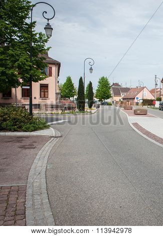 French village street
